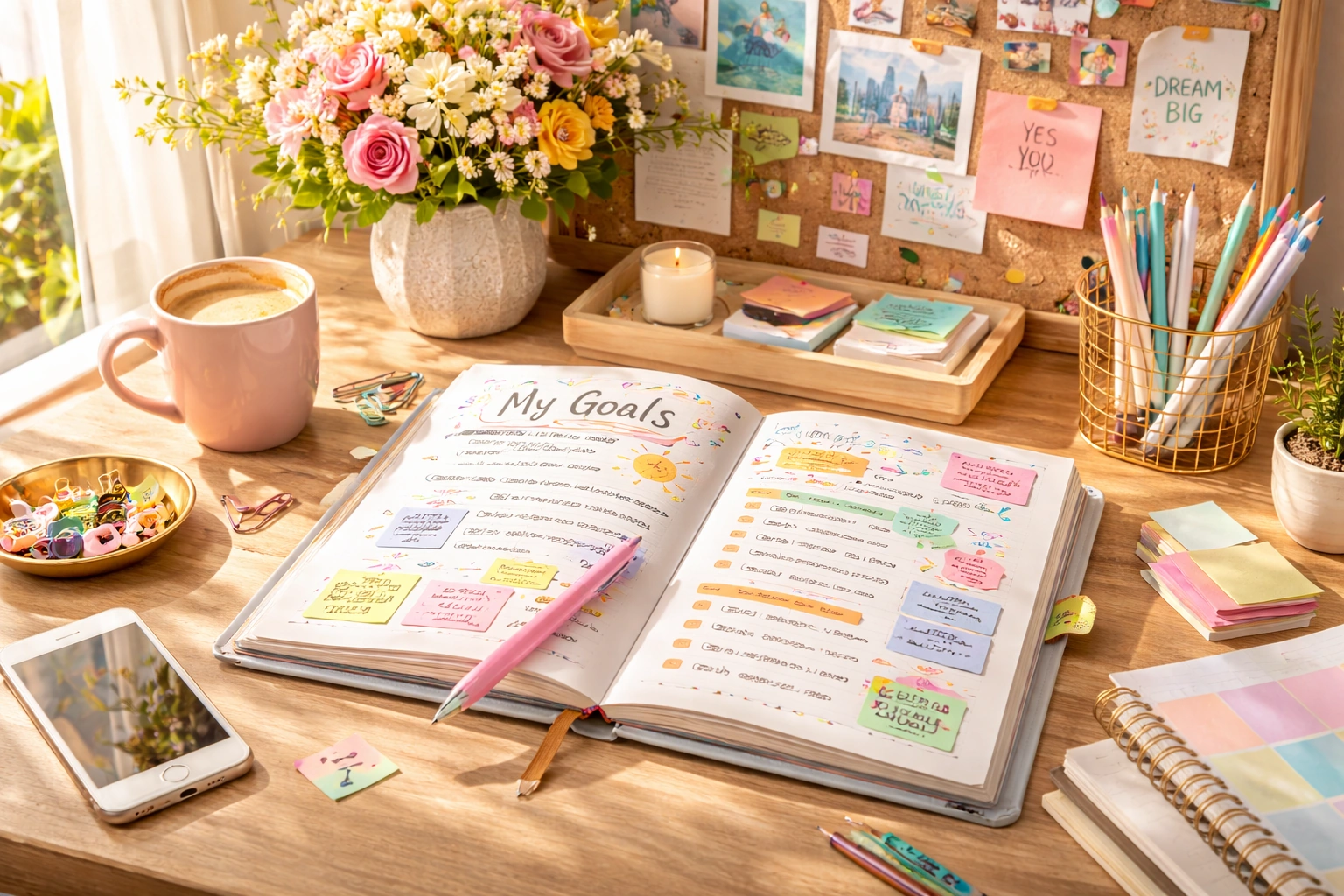 5 простих кроків до щоденника цілей