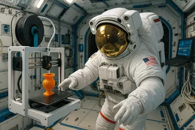 3D-печать в невесомости человек как создатель